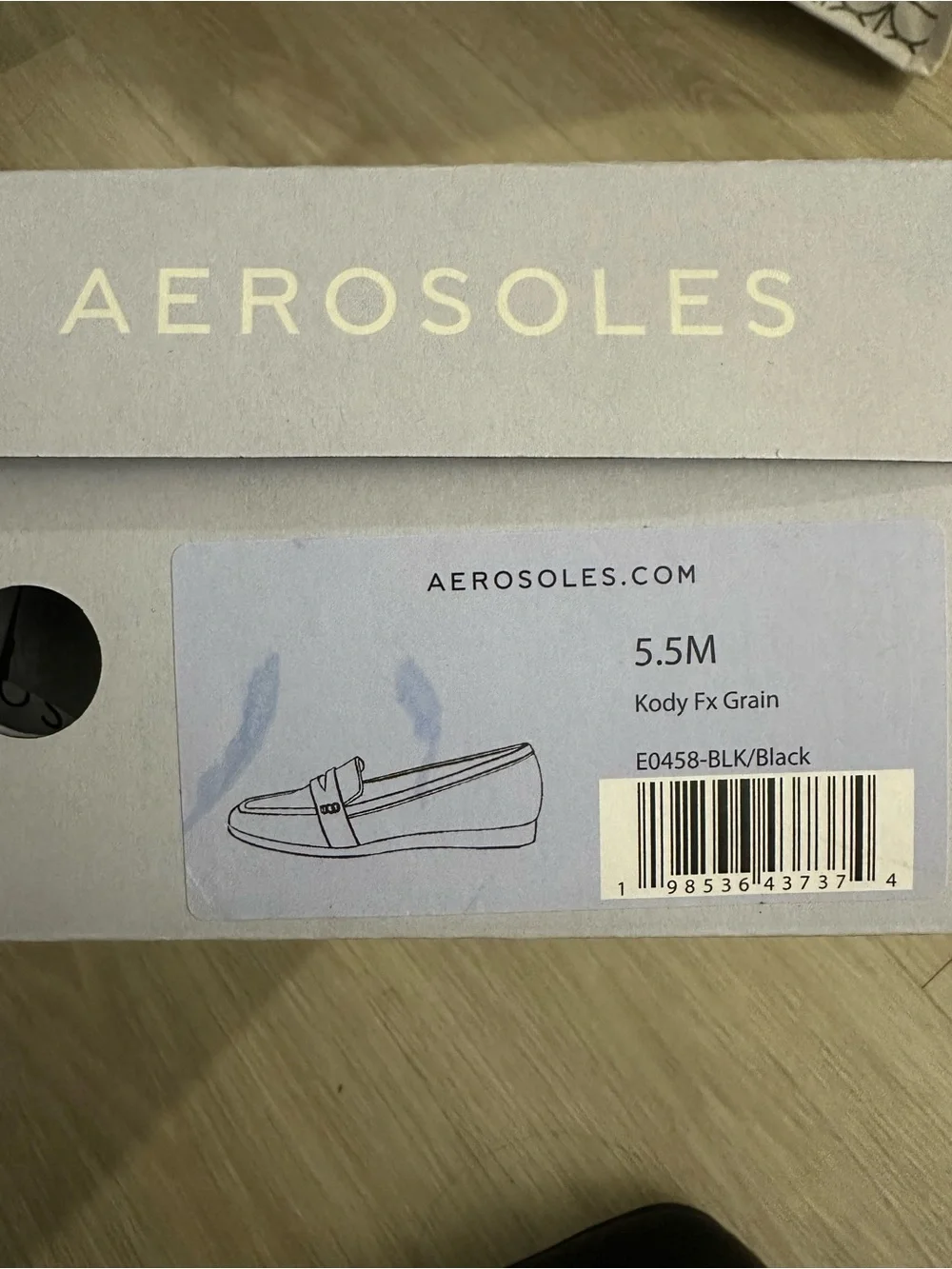 AEROSOLES new Black Penny Loafers 5.5